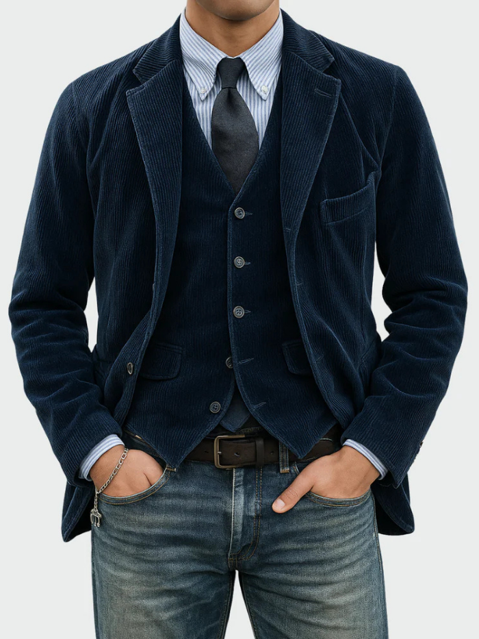 Tommy™ | Set completo de 2 piezas: blazer y chaleco
