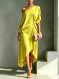 Camila │ Elegante vestido asimétrico
