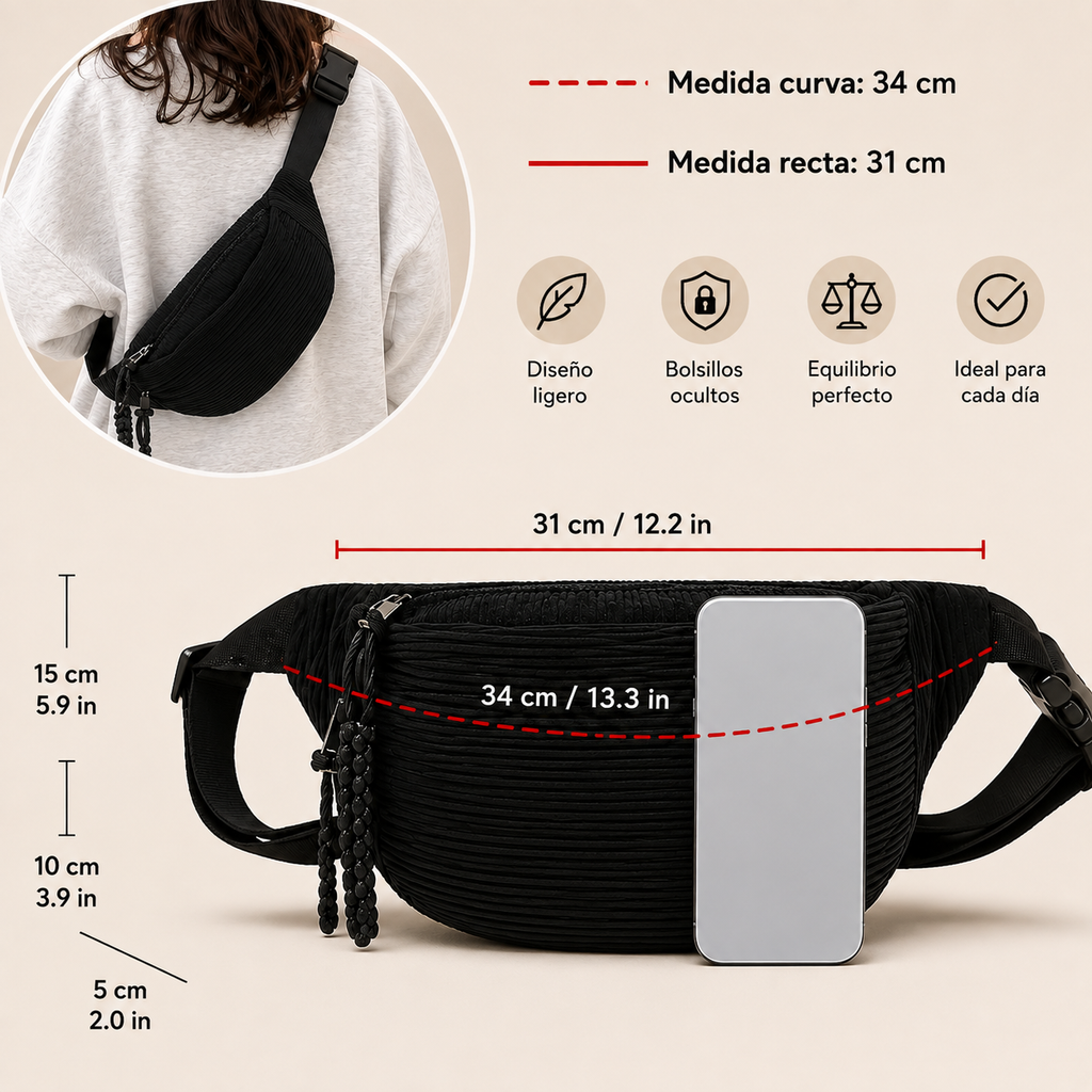 Petra | Bolso de Hombro AntiRobo