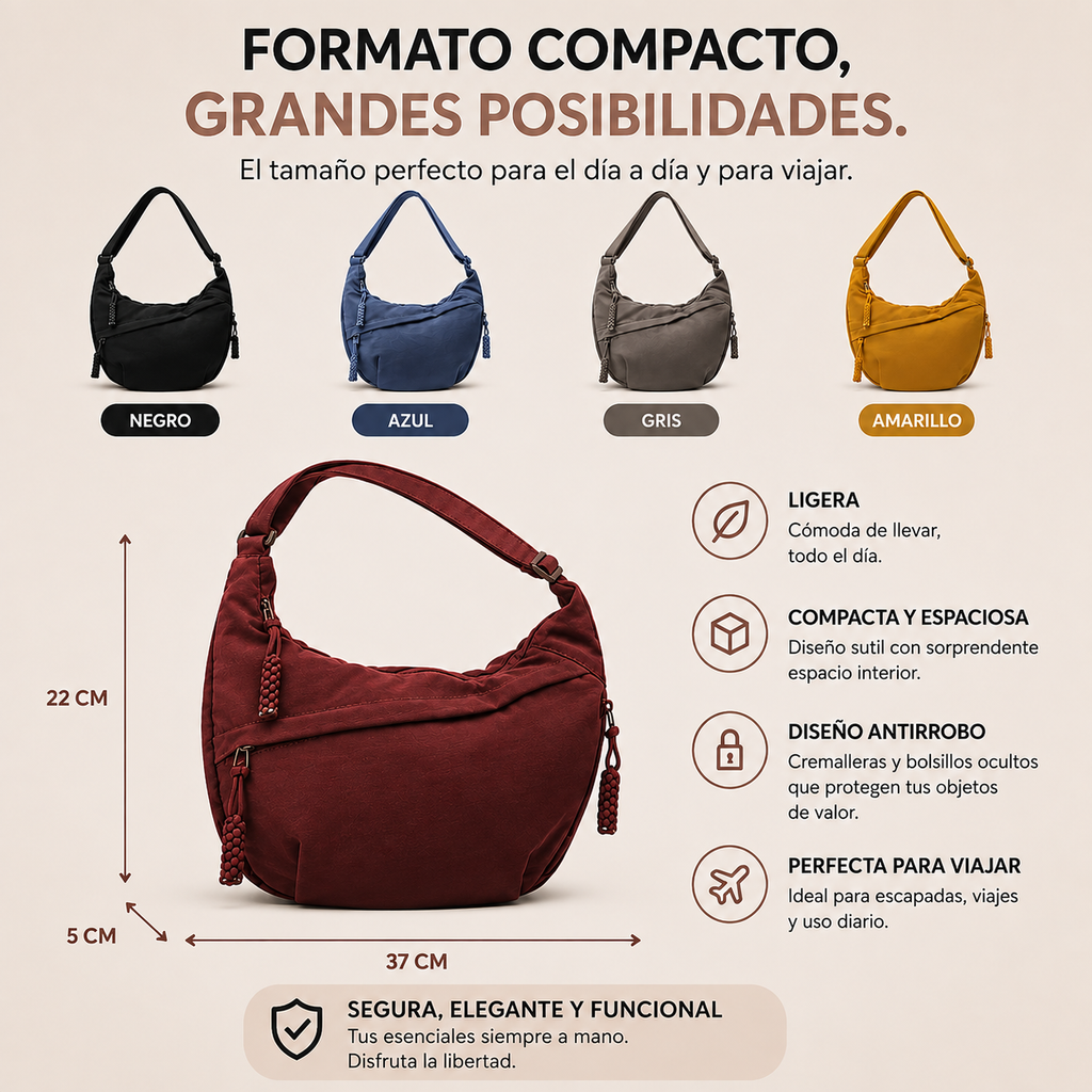 Luce | Bolso de Hombro AntiRobo