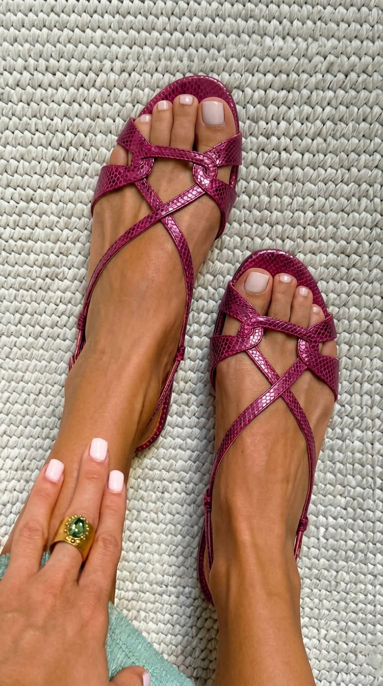 Camila | Sandalias planas destalonadas