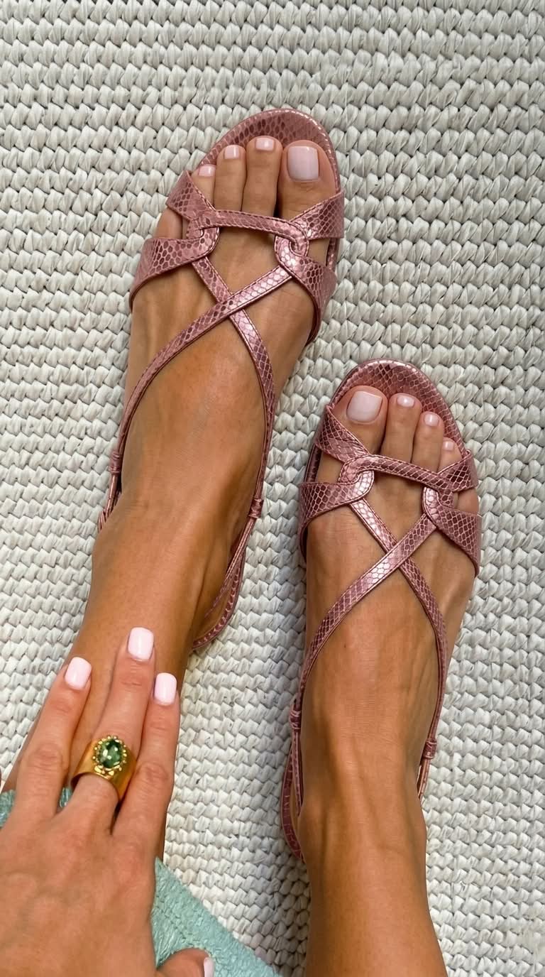 Camila | Sandalias planas destalonadas