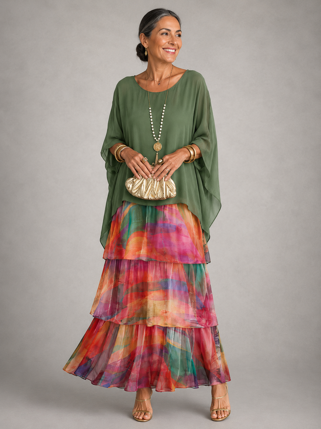 Lara | Vestido largo, elegante y con caída suave