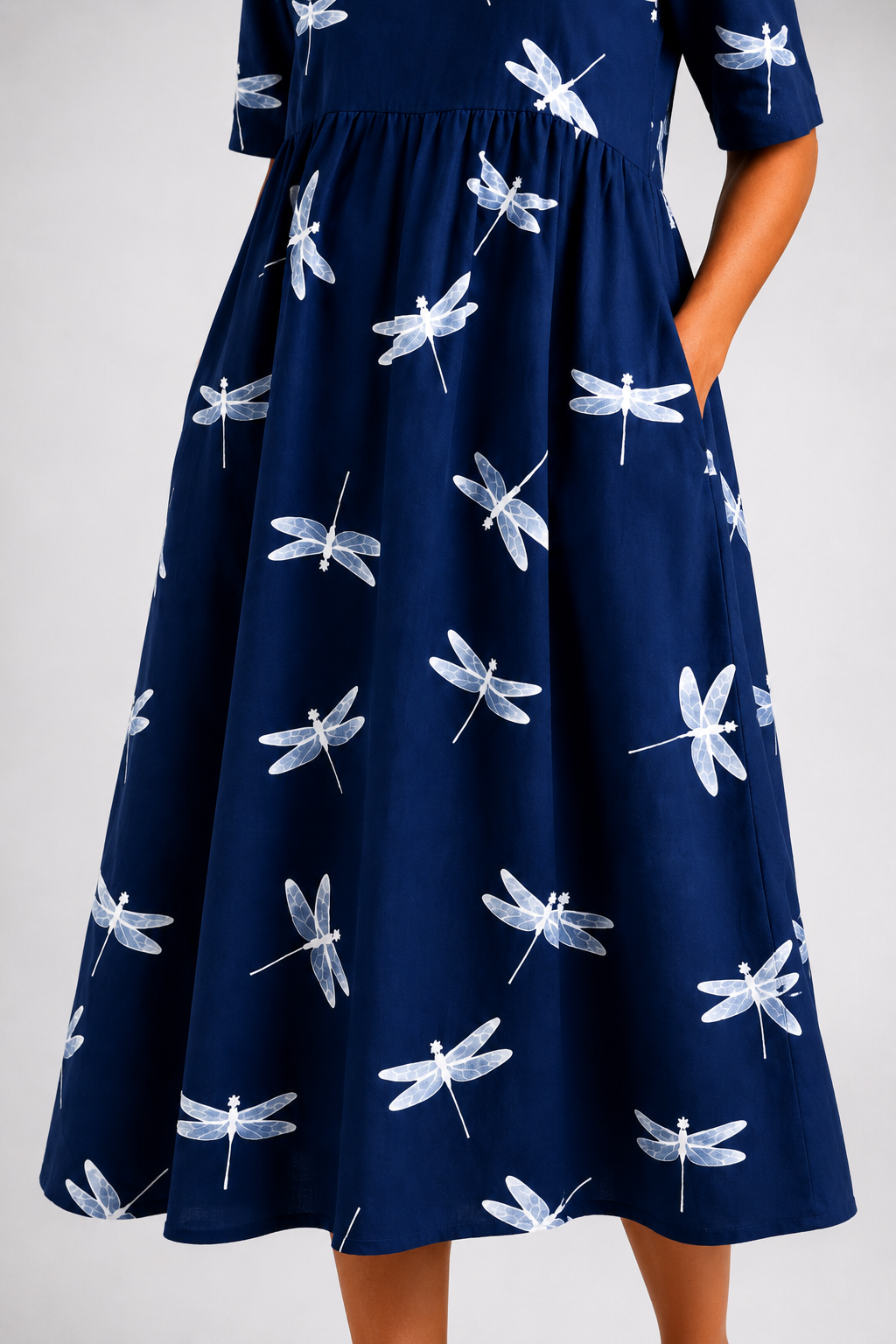 Eva │ Vestido midi estilo dragonfly