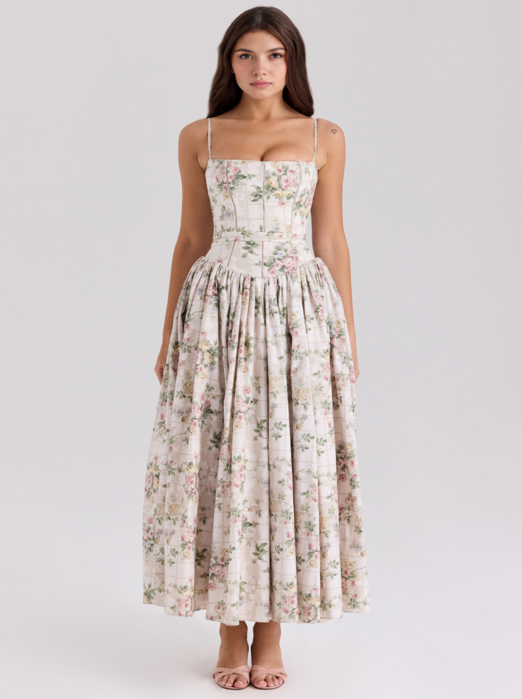 Estrella | Vestido midi floral