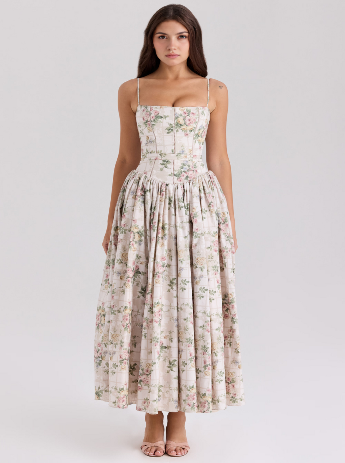 Estrella | Vestido midi floral