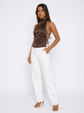 Chase | Blusa corta con espalda abierta