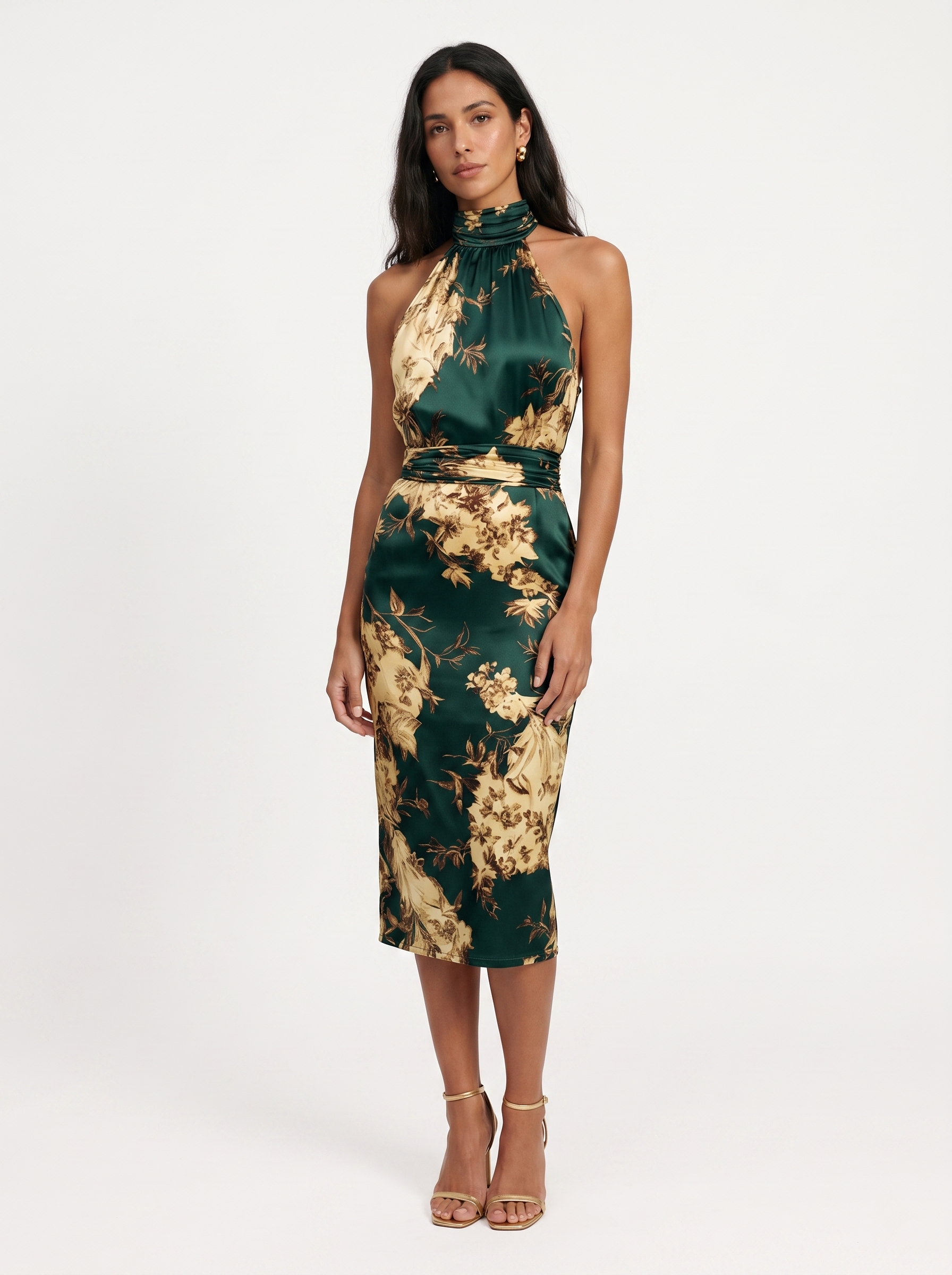 Marieta | Vestido elegante con cuello halter