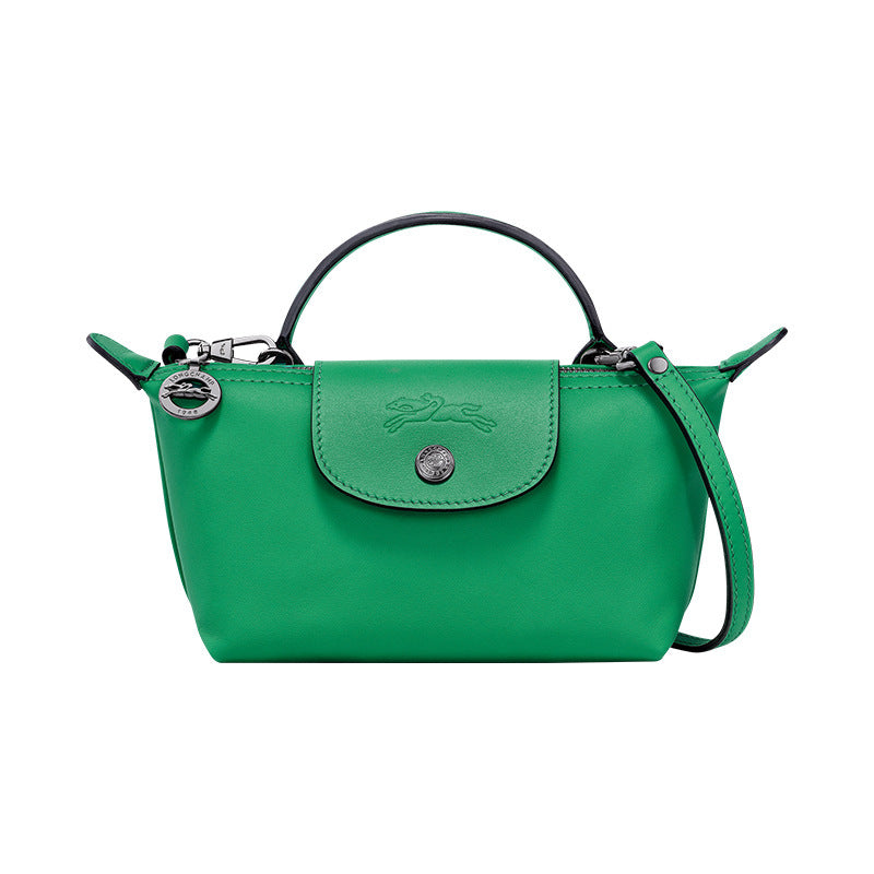 MINI BOLSO DE PIEL LONGCHAM | VERDE