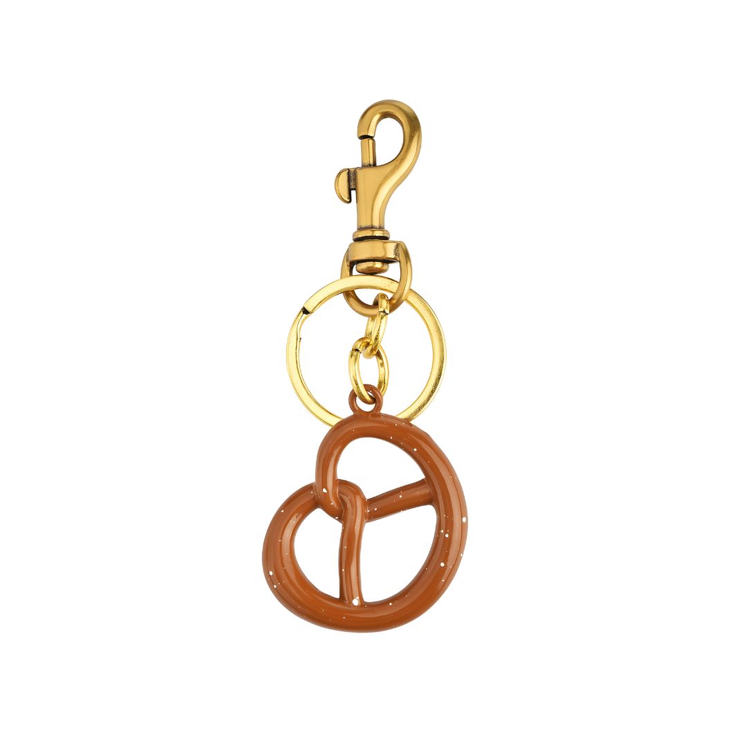 LLAVERO PRETZEL DOURADO