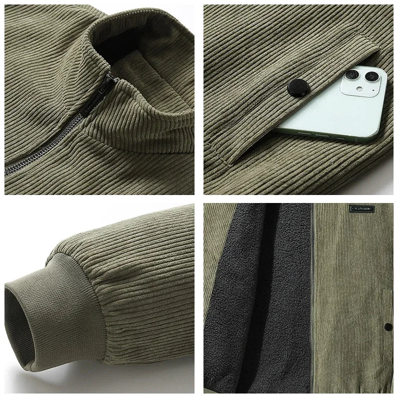 Udo | chaqueta de pana con forro polar