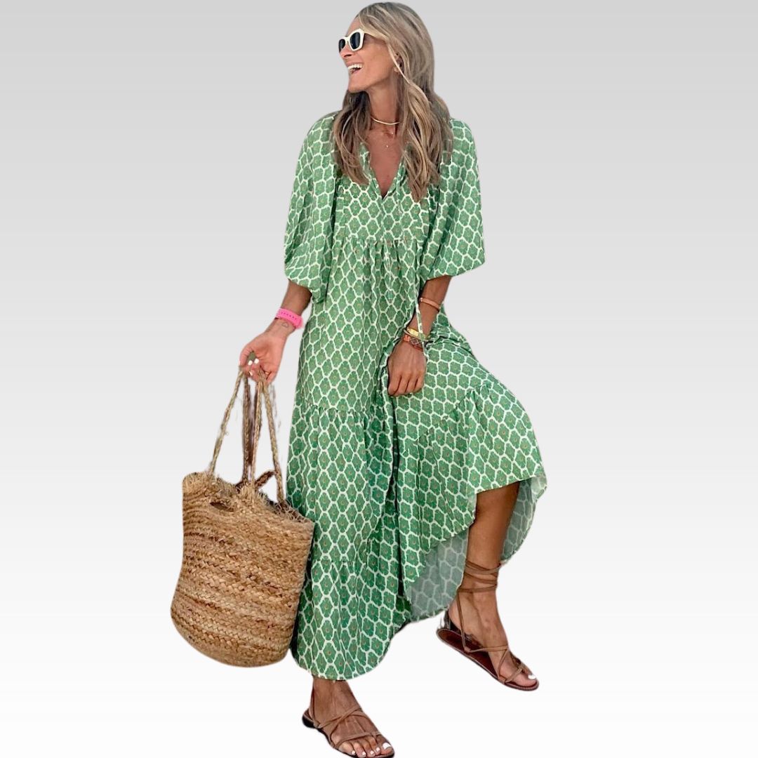 Isabel | Vestido largo boho