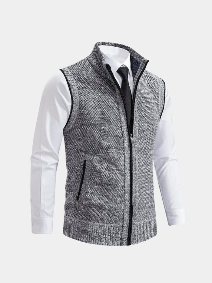 Raúl | Chaleco Elegante con Cremallera Completa
