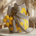 Julia | Bolso Floral de Crochet
