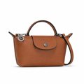 MINI BOLSO DE PIEL LONGCHAM| MARRÓN